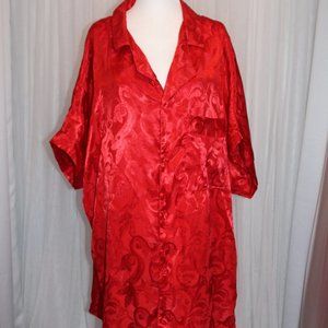 Circa 2000 Red Nightgown/shirt